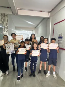 Desafio lançado pelo Jornal Daqui DF incentivou estudantes a virarem jornalistas por um dia