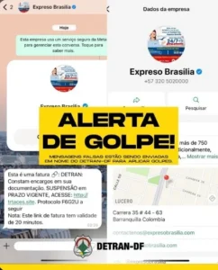 Detran-DF alerta sobre tentativas de golpes Detran-DF alerta sobre tentativas de golpes