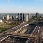 Trânsito é desviado para recuperação de viaduto na plataforma da Rodoviária