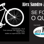 Amigos farão pedalada em homenagem a ciclista atropelado no Jardins Mangueiral