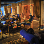 Meditação gratuita na Sala Egípcia