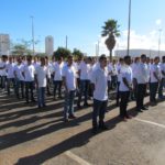 DISPENSADOS DO SERVIÇO MILITAR REALIZAM JURAMENTO À BANDEIRA – Em Samambaia