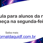 Teleaula para alunos da rede pública começa na segunda-feira (06/04)