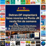 Detran-DF implantará faixa reversa na Ponte JK neste fim de semana