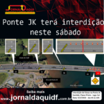 Ponte JK terá interdição neste sábado