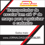 Transportador de escolar tem até 1º de março para regularizar o cadastro