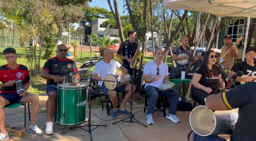 Grupo Refúgio em Cristo realiza pagode gospel para incentivar doação de sangue no Homocentro de Brasília