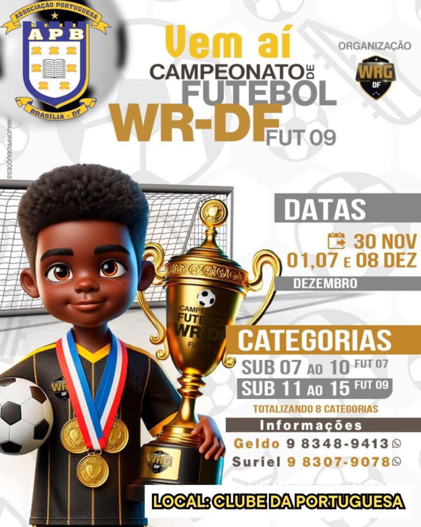 WR-DF: A nova Liga Esportiva de base que veio para ficar