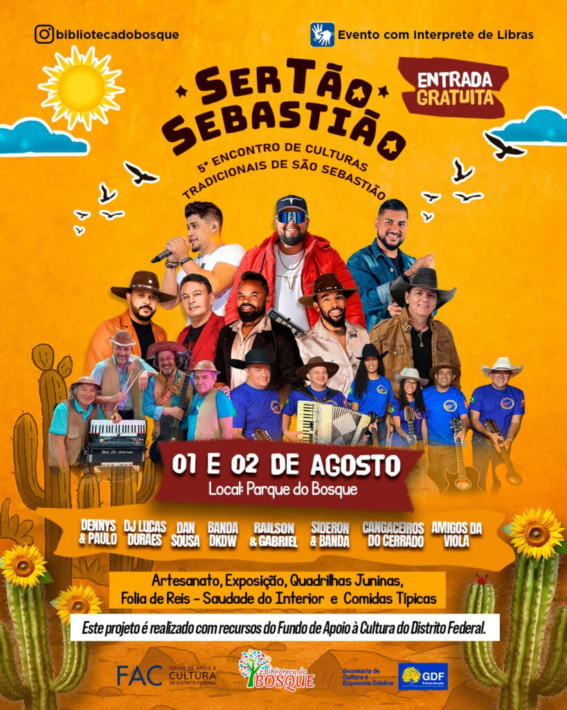 São Sebastião celebra suas raízes no 5º Encontro de Culturas Tradicionais: Sertão Sebastião