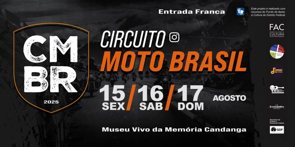 Circuito Moto Brasil estreia em Brasília unindo Rock, cultura sobre rodas e solidariedade