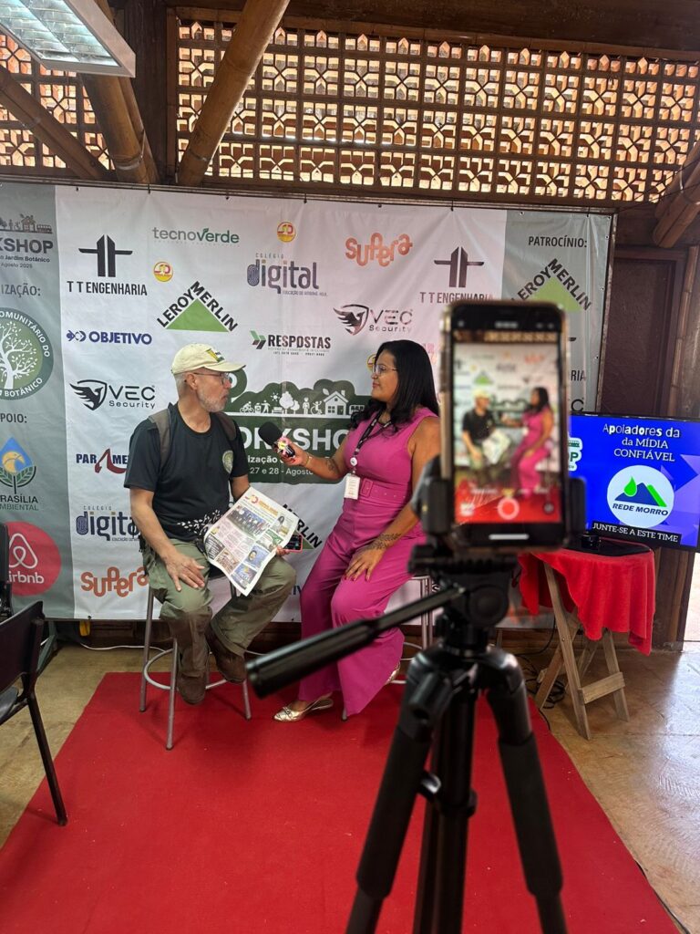 Sala de Imprensa do Jornal Daqui DF no 5º Workshop de Urbanização do Jardim Botânico