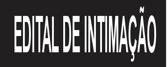 EDITAL DE INTIMAÇÃO