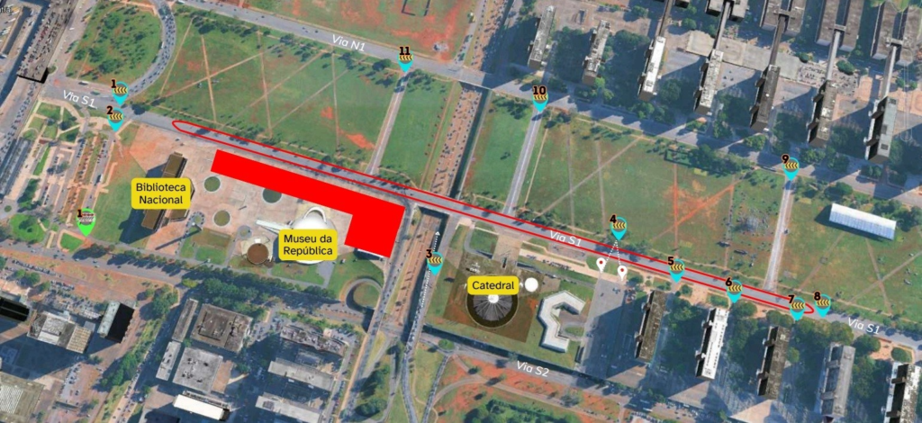 Competição internacional altera o trânsito na Esplanada dos Ministérios Competição internacional altera o trânsito na Esplanada dos Ministérios