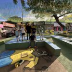 Pracinha do Tião Areia ganha cores da Copa e inspira moradores em São Sebastião