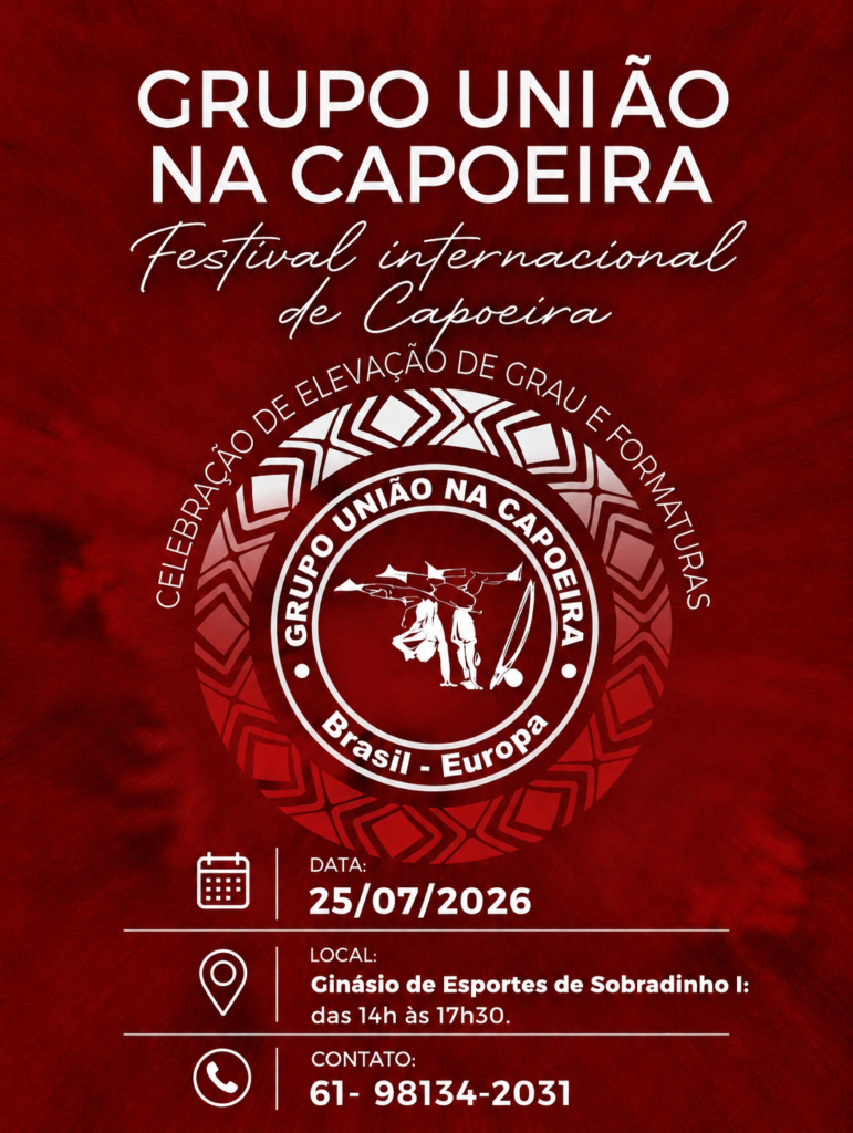 Festival Internacional de Capoeira celebra graduação e reúne atletas em Sobradinho I