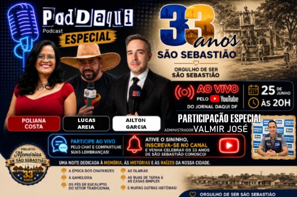 São Sebastião 33 anos: Podcast promove encontro histórico para resgatar memórias da cidade São Sebastião 33 anos: Podcast promove encontro histórico para resgatar memórias da cidade
