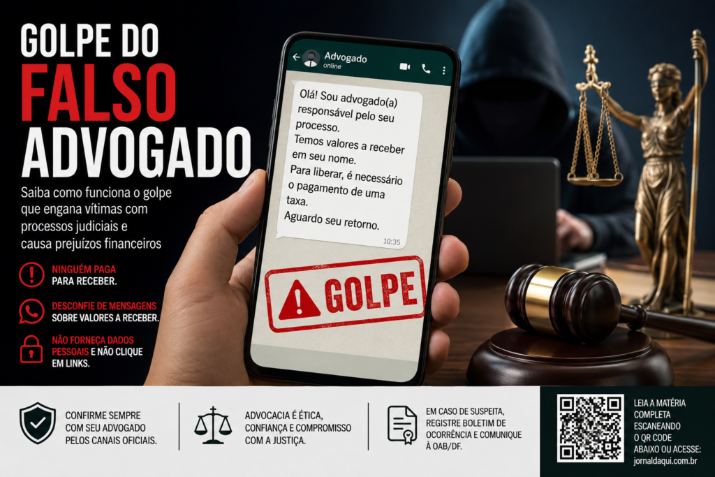 CUIDADO COM O FALSO ADVOGADO: UM GOLPE QUE PREJUDICA CLIENTES E MANCHA A ADVOCACIA
