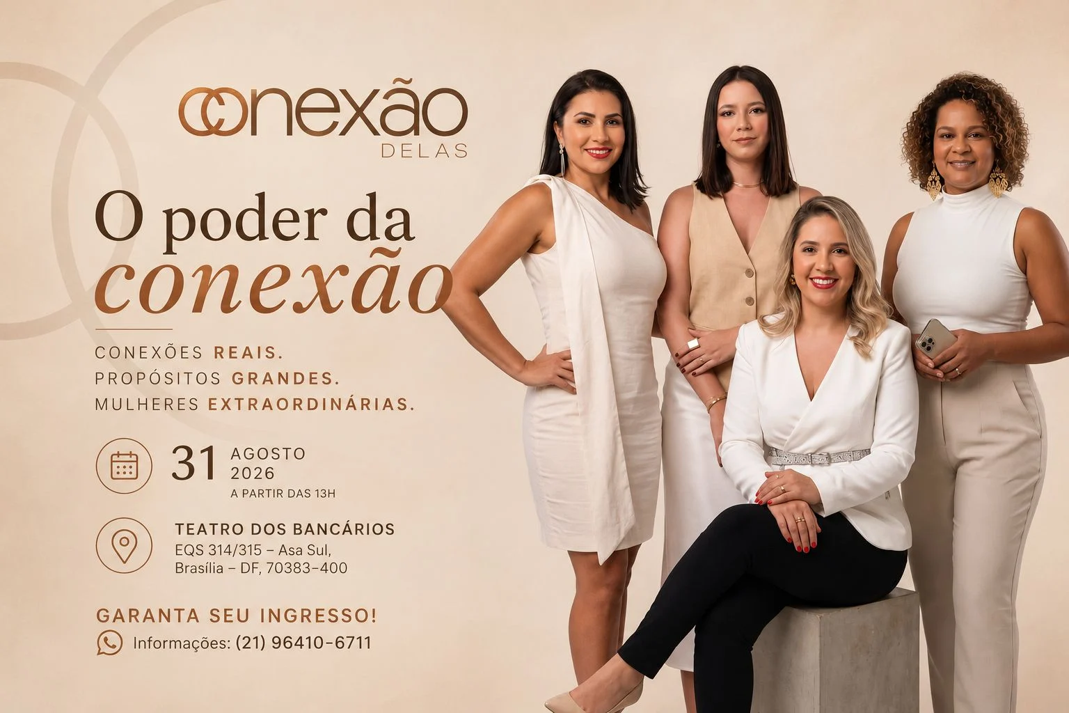 CNX Delas estreia em Brasília com encontro voltado ao fortalecimento do empreendedorismo feminino