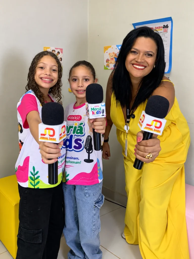 Podcast Moriá Kids recebe Poliana Costa em conversa sobre jornalismo, sonhos e educação